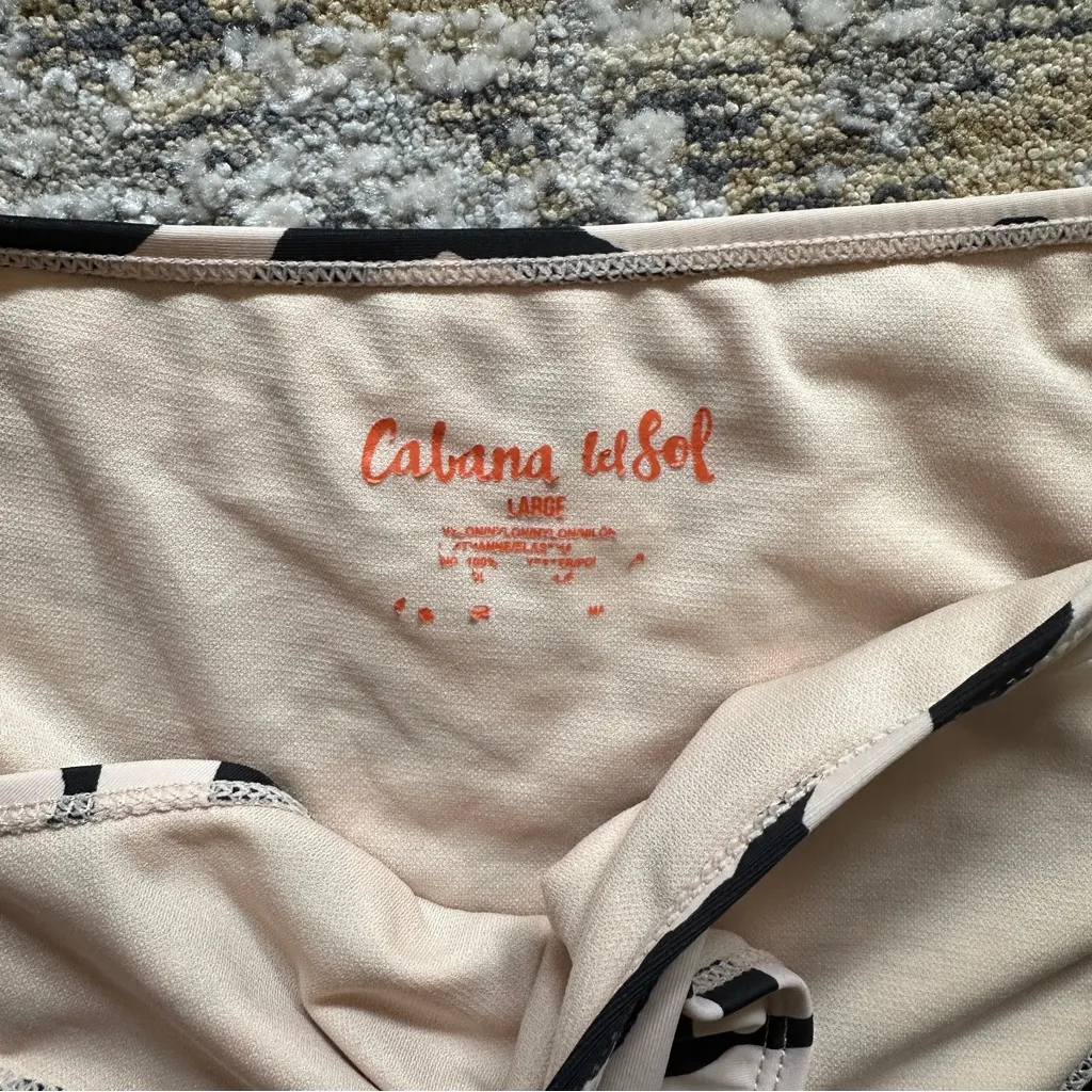 Cabana Del Sol  Zebra Print Bikini Set - Image 3