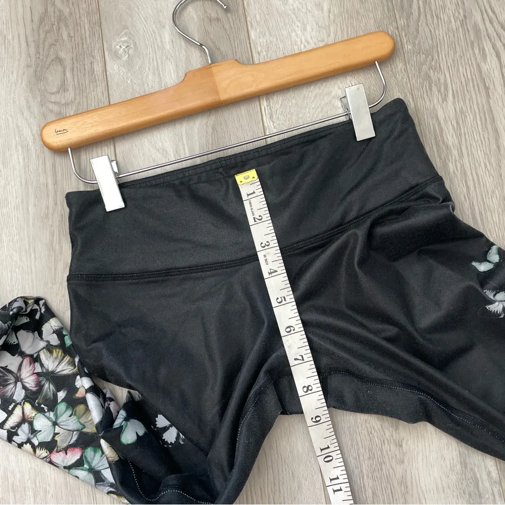 ALO Butterfly Leggings printed workout womens Black (xsmall) activewear casual - Image 4