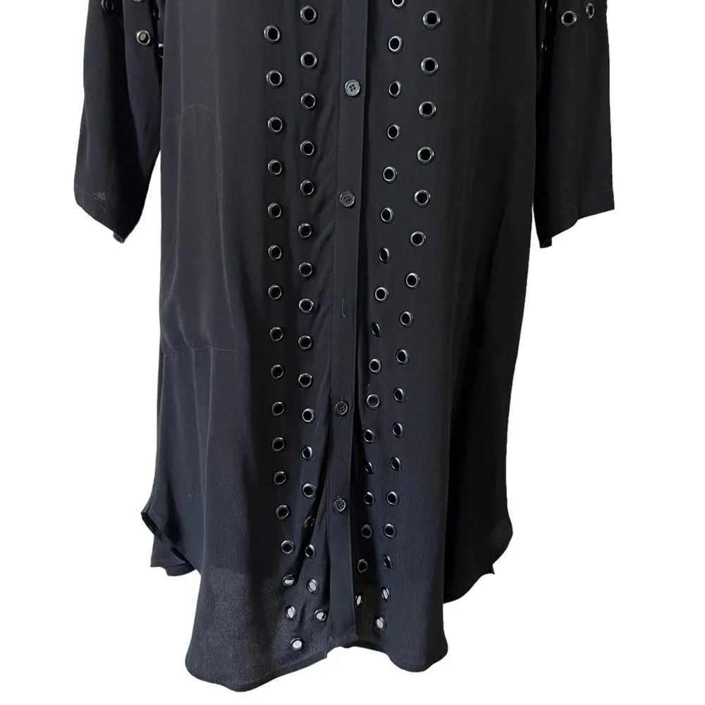 Muche et Muchette Dexter Grommet Tunic Black Size undefined - Image 4