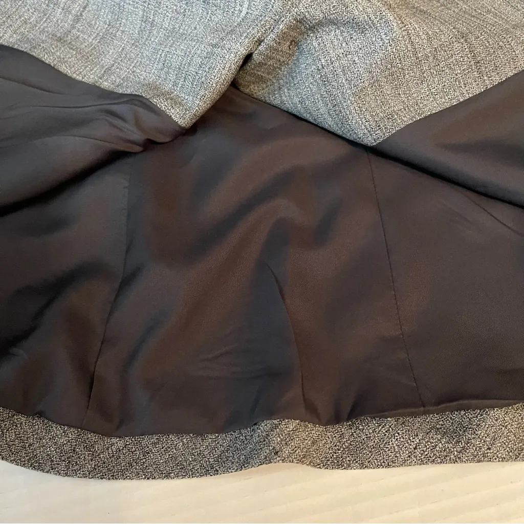 Ann Taylor Gray Long Sleeve Jacket Blazer NWT Size 14 - Image 8