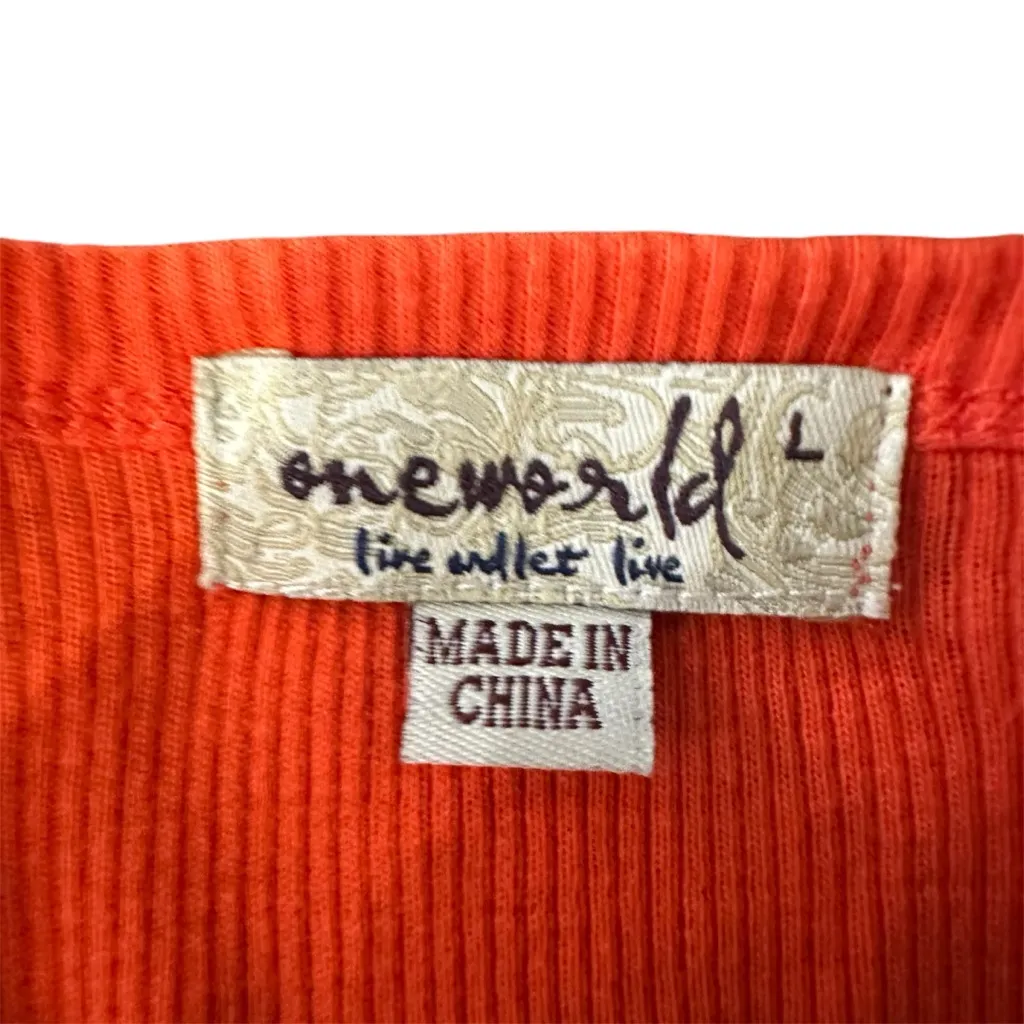 Oneworld‎ ladies halloween spider orange sleeve size large EUC - Image 4