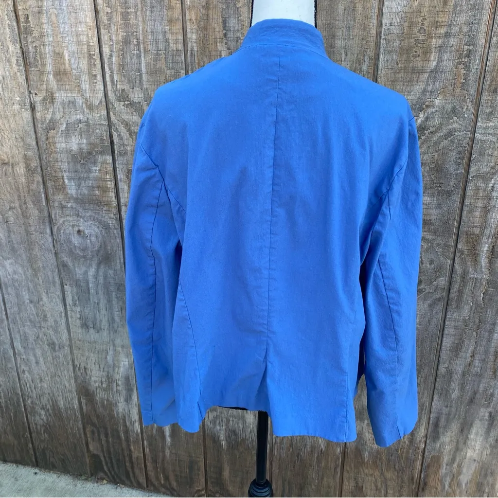 Torrid  Blue Open Front Blazer Size 3 - Image 3