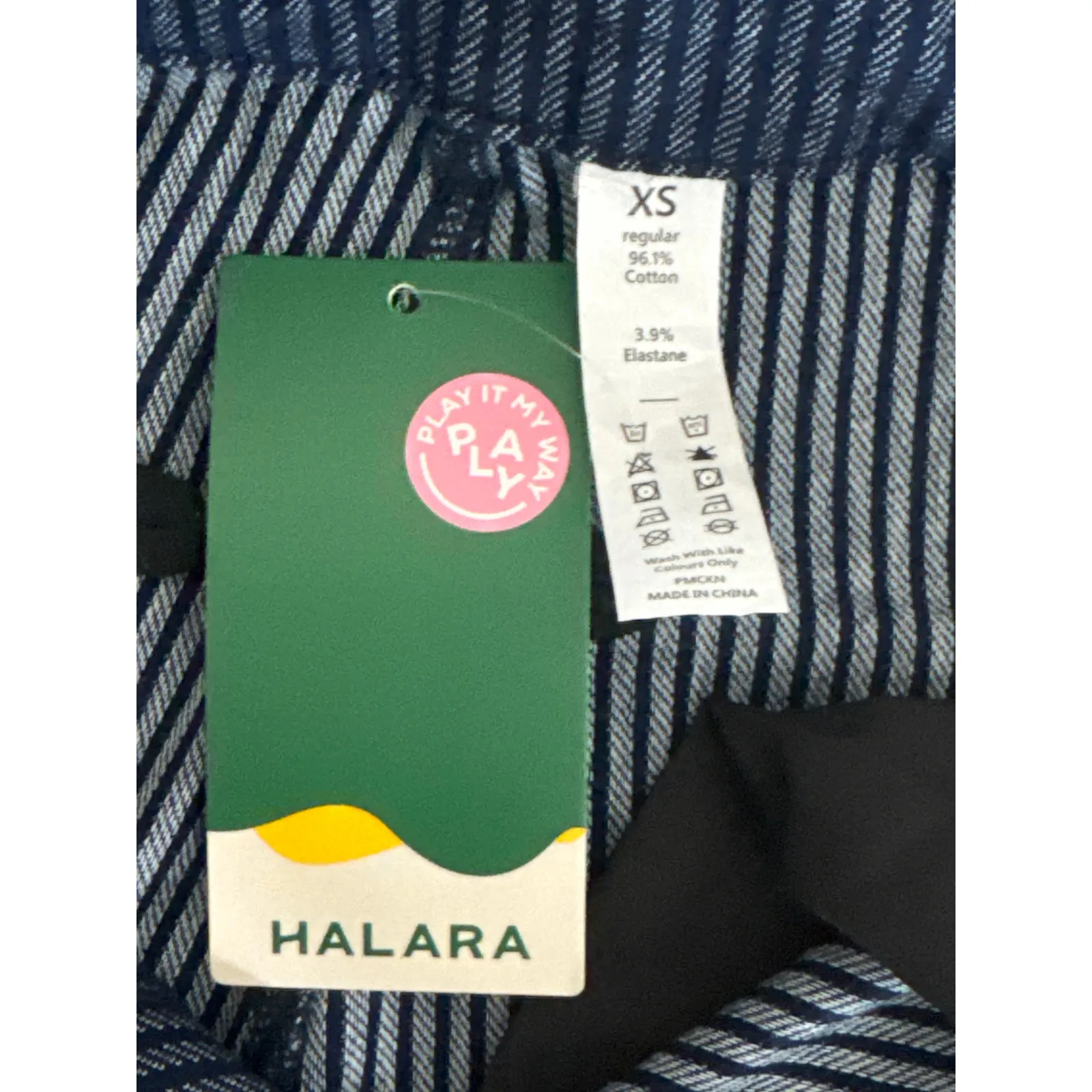 Halara Flex High Waisted Striped Stretchy Baggy Wide Leg Jeans Women's XS‎ NWT - Image 13