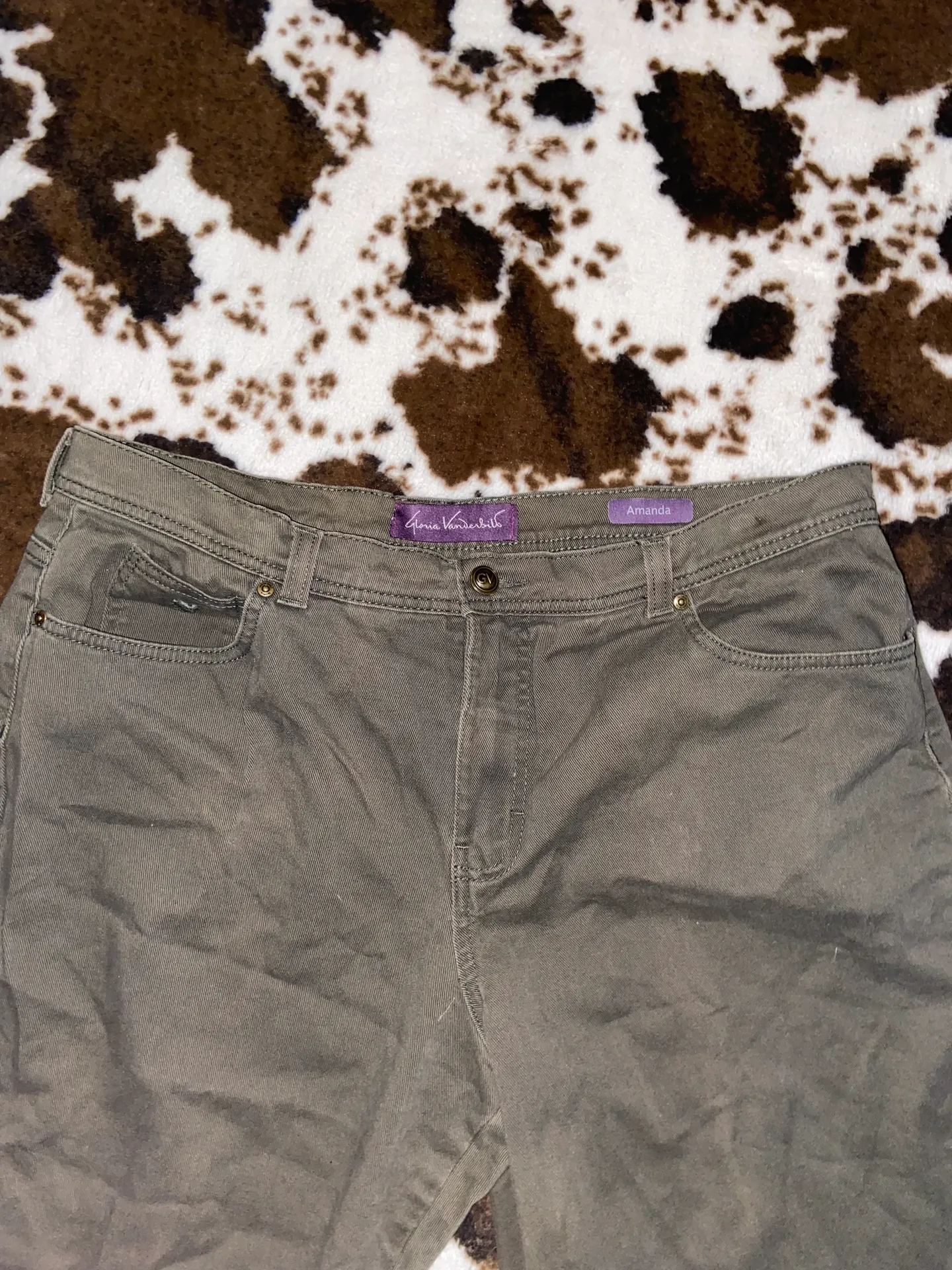 Gloria Vanderbilt Green Pants - Image 3