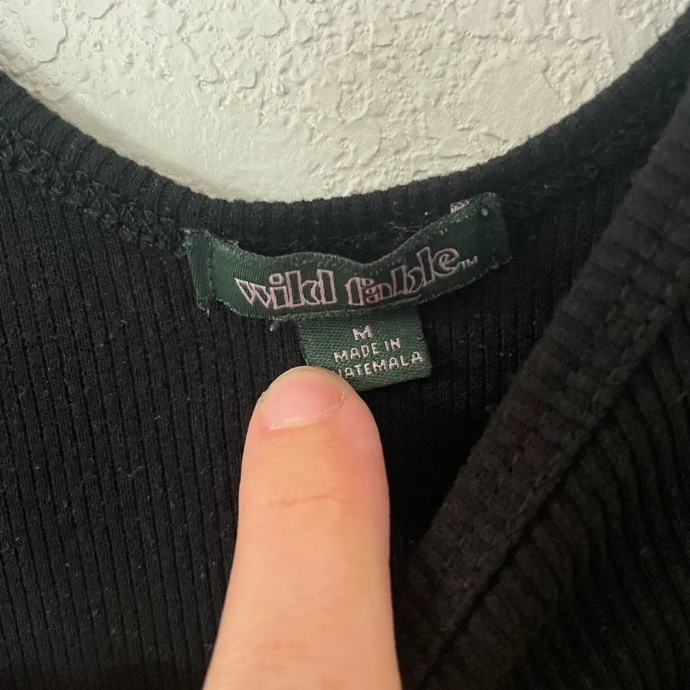 Wild fable black short sleeve shirt - Image 2