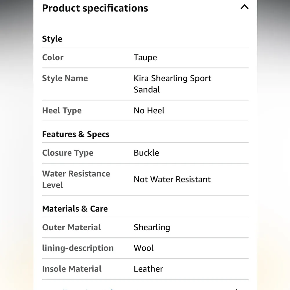 Tory Burch Kira Shearling Sport Sandal Taupe Size 8.5 Brand new BNIB - Image 9