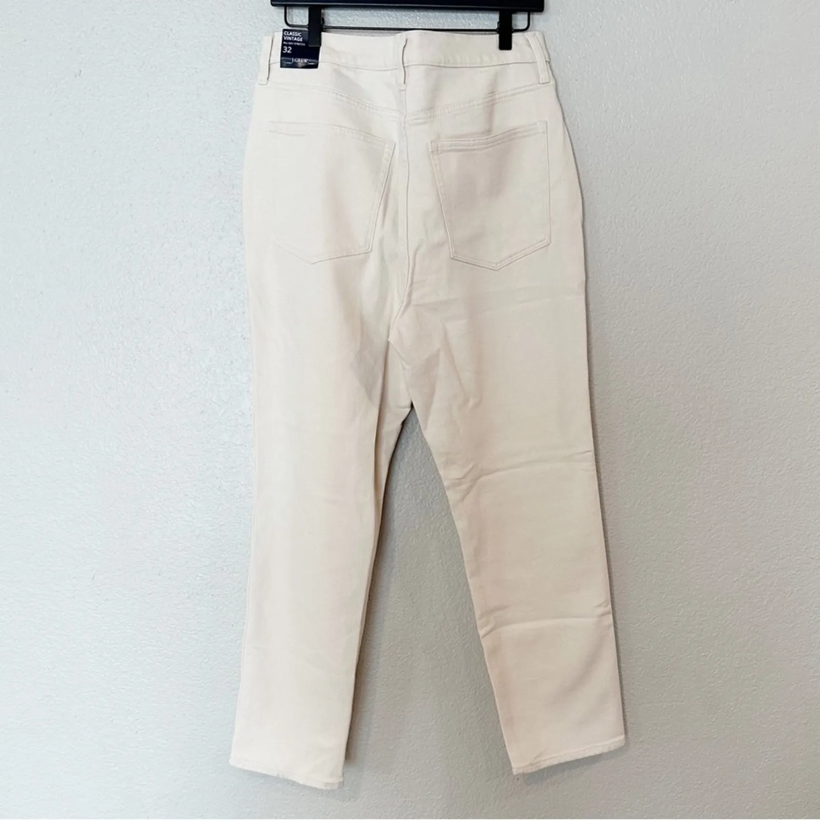 J. Crew Factory Womens‎ Jeans Ecru Classic Vintage Jean All - Image 7