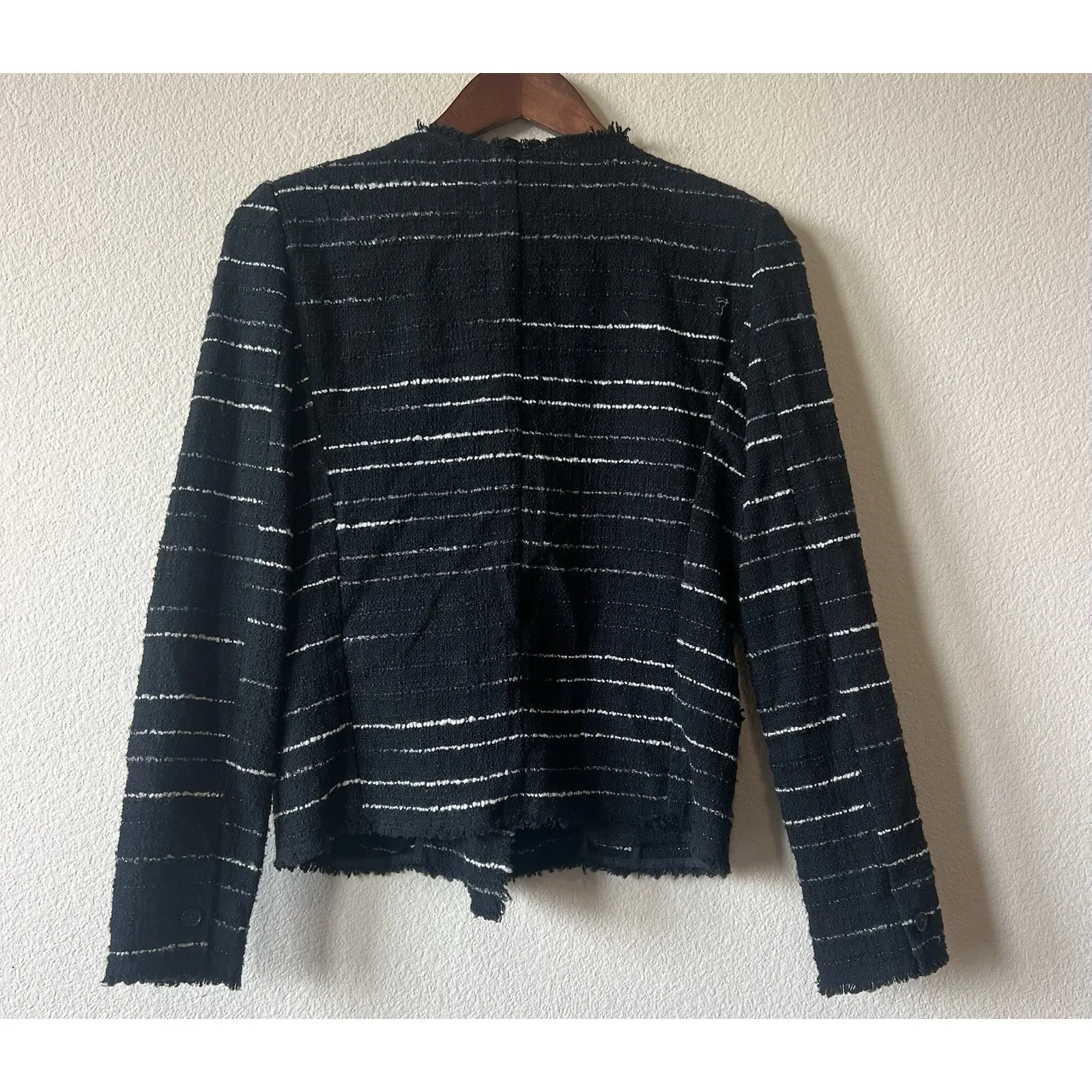 Isabel Marant Étoile Black & White Tweed Jacket Size 38 France Made - Image 5