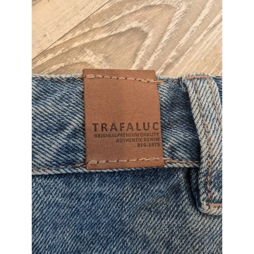 Jean Skirt Women's Large Button Up Denim Pockets - Image 5