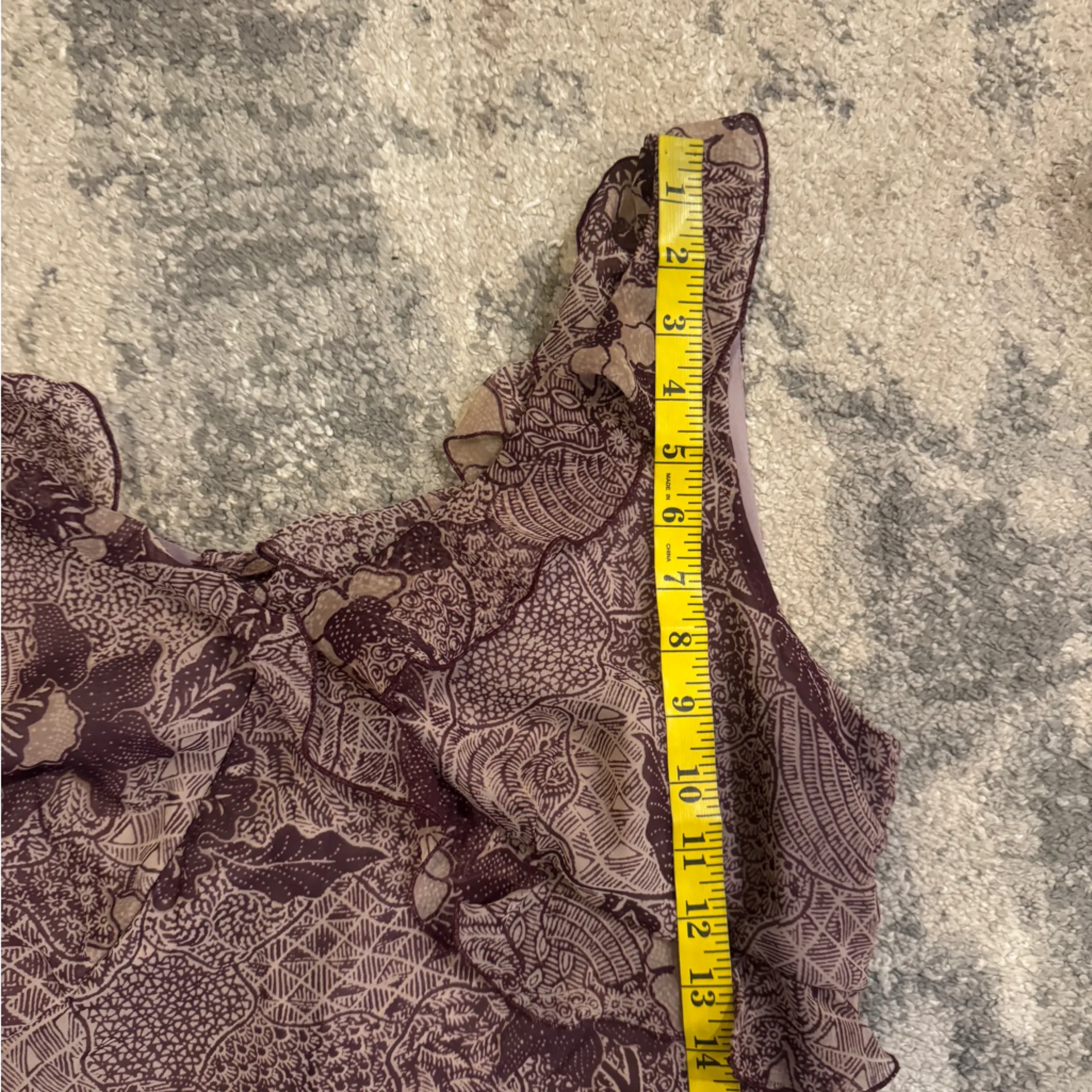 Jonathan Martin Lavender Floral Midi Dress - Image 6