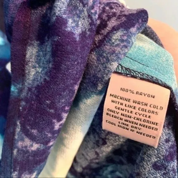 𝅺Juicy Couture Tie‎ Dye Peplum Top - Image 4