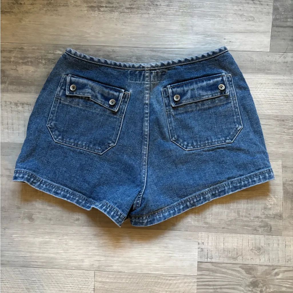 No‎ Excuses Blue Denim Women's Jean Shorts - Image 2