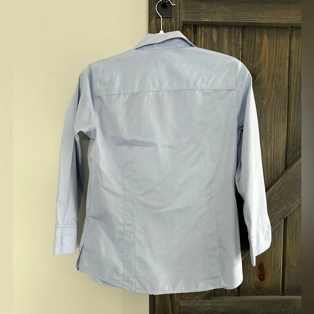 Foxcroft‎ NYC Heritage Non-Iron Fitted Button-Up Shirt - Image 4