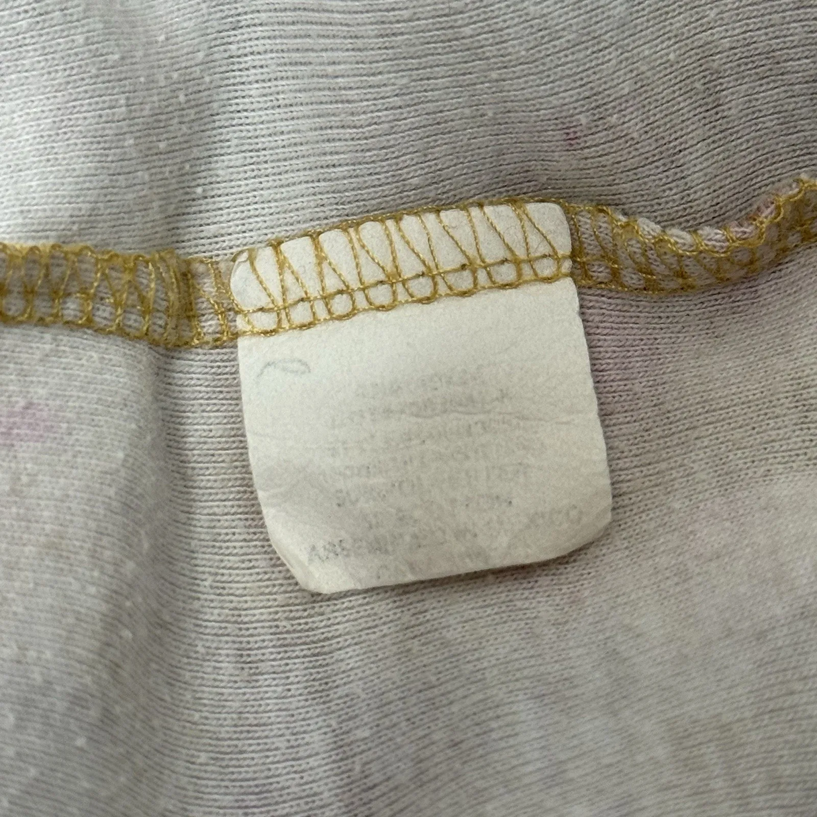 Xcit U.S.A. Beige Floral Paisley Long Sleeve Women’s XL Rhinestone Embellished Yellow - Image 5