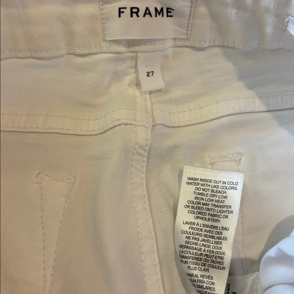 Frame Denim Blanc Flared Jeans - Image 6