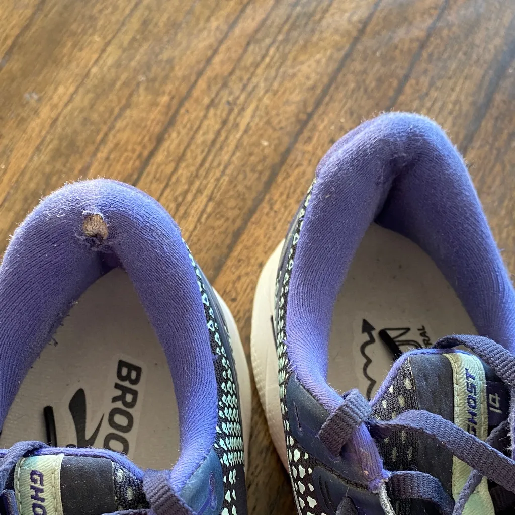 Brooks Ghost 14 Running Shoes Women’s Size 9 – Blue/Green (Heel Hole) - Image 11