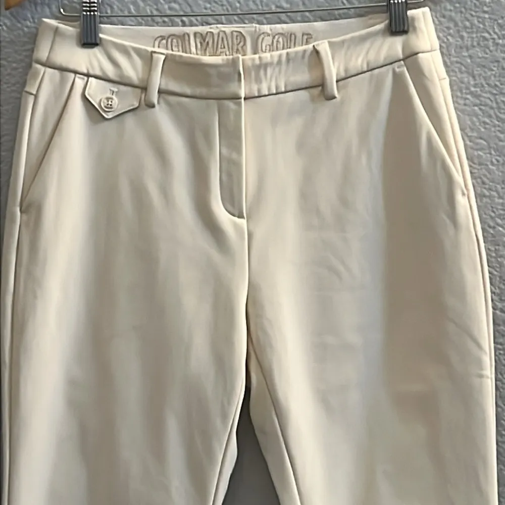 Colmar Ivory Golf Performance Pants Size Tan Size 27 - Image 2
