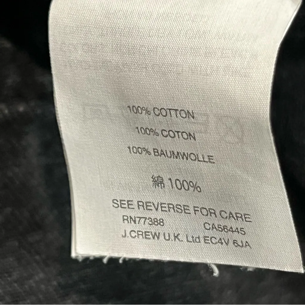 Madewell Black Denim Jean Frisco Mini Skirt size 27 - Image 6