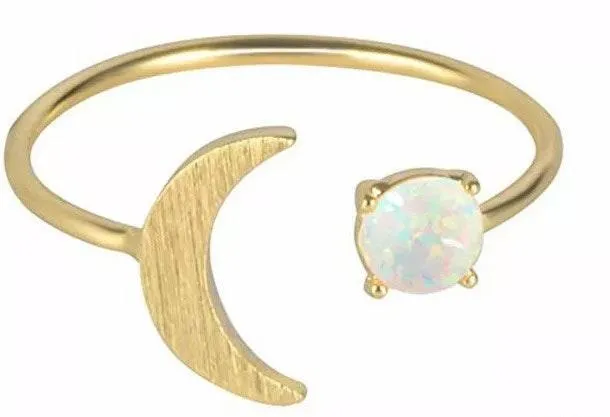 Crescent Moon Ring... - Image 4