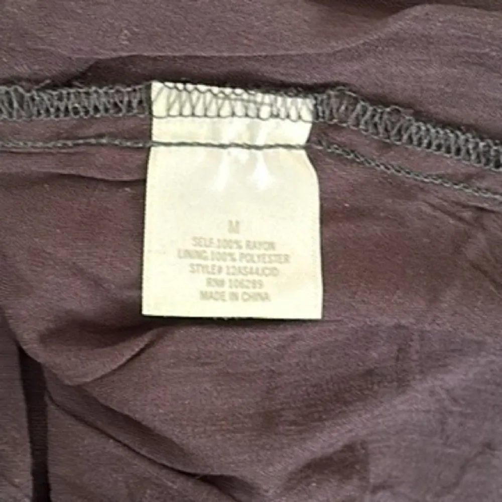 Francesca’s Trixie Puff Sleeve Clip Dot Blouse Black NEW Size Medium - Image 13