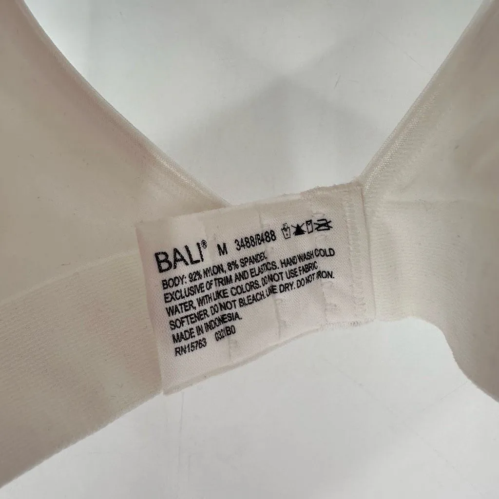 NWT Bali Women's Comfort Comfortflex Fit Seamless Shaping Wireless Bra Medium - Image 4