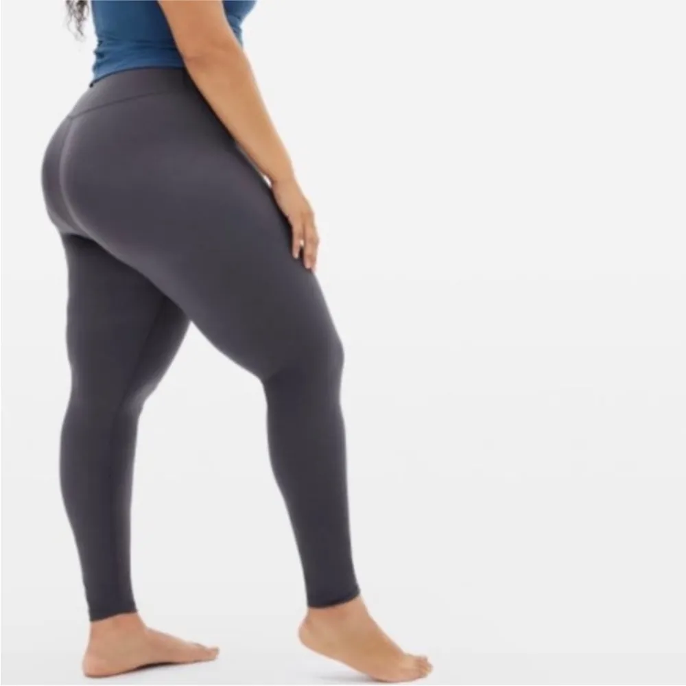 Everlane ReNew Performance Legging Sz XXL High Rise Purple Grey - Image 2