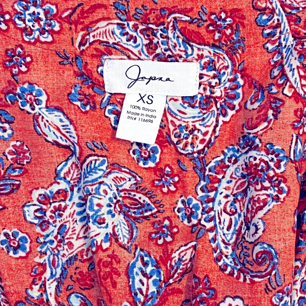 Like New. Jopna flower dress, size XS Blue - Image 7