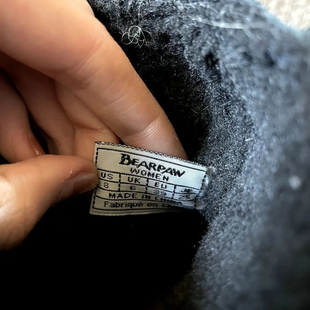 Bearpaw cow suede, wool lining, sheepskin winter boots chic warm comfortable win - Image 7