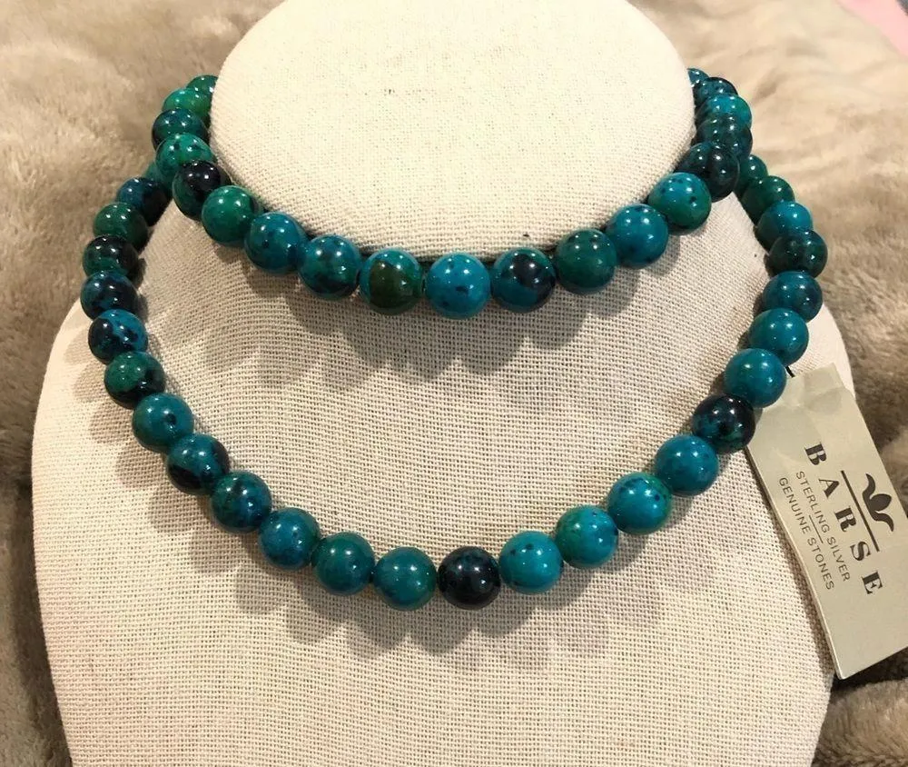 BARSE  Azurite Single Strand Necklace 25” - Image 5