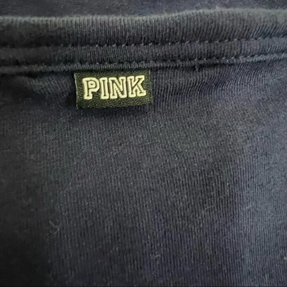 PINK Victoria Secret Collegiate Football Sporty Bodysuit Sz L - Image 8