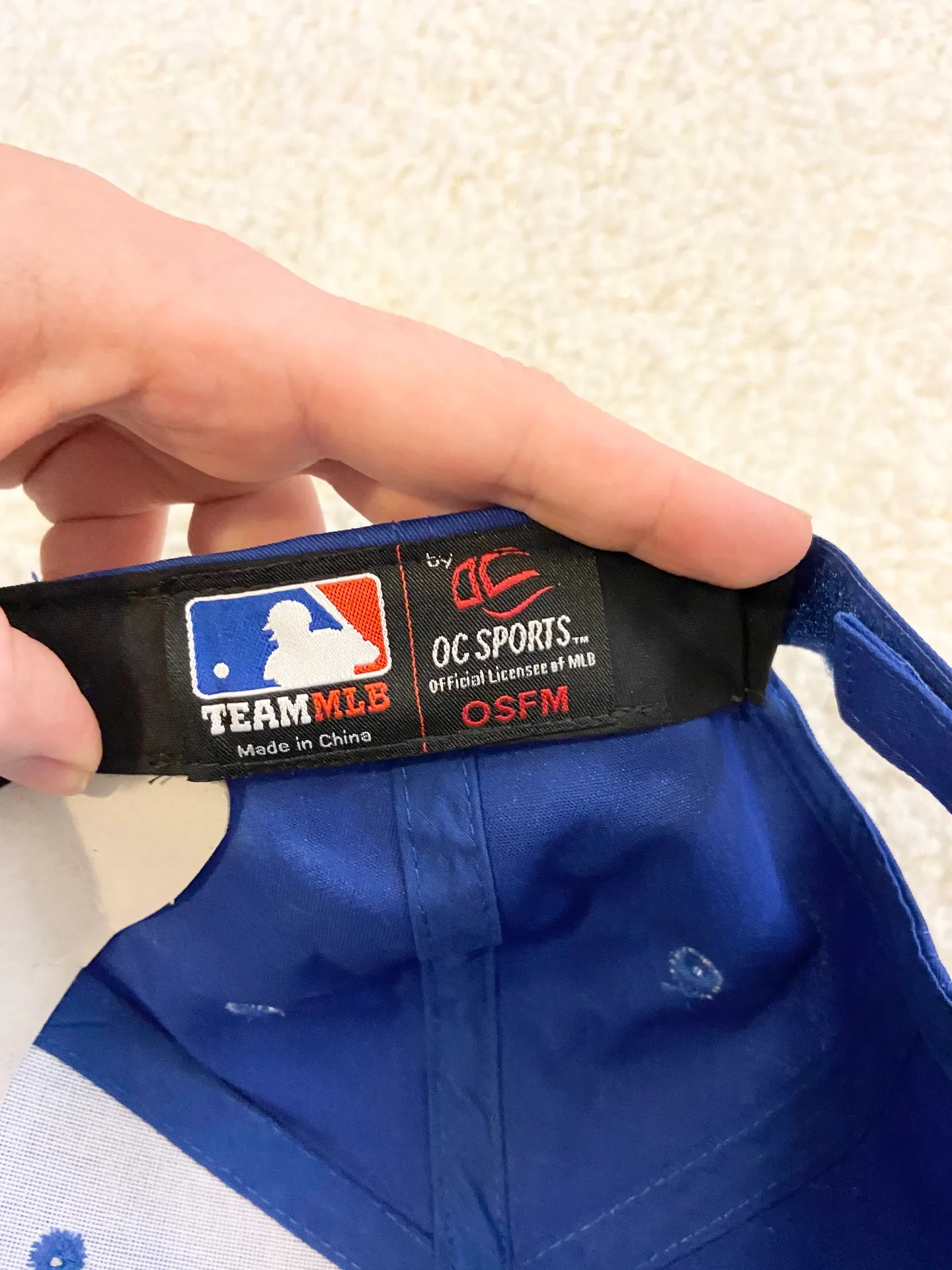 Team mlb oc sports blue Texas rangers flatbill baseball hat - Image 6