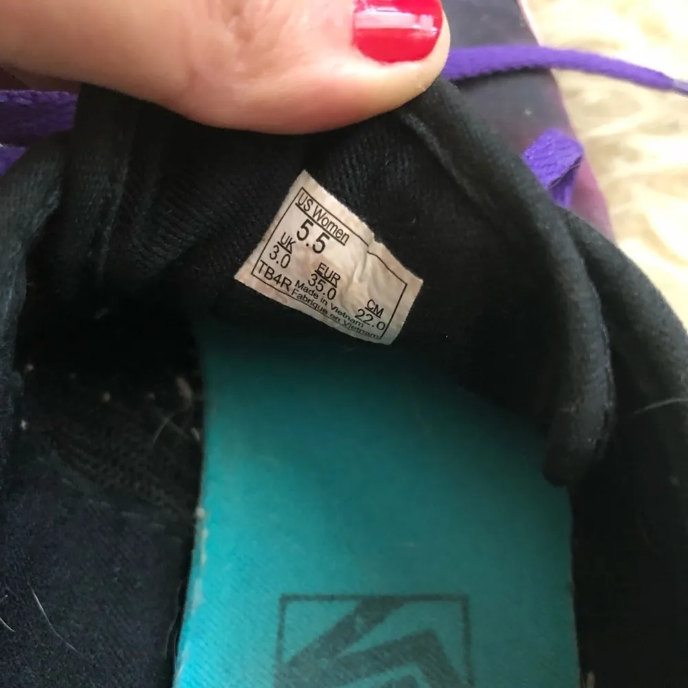 Vans celestial galaxy print lace up sneakers - Image 6