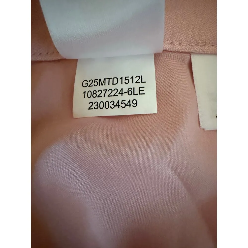 Kasper Harlow Stretch Crepe Dress Pants Women’s 8 Pink NWT Slim Straight Leg - Image 10