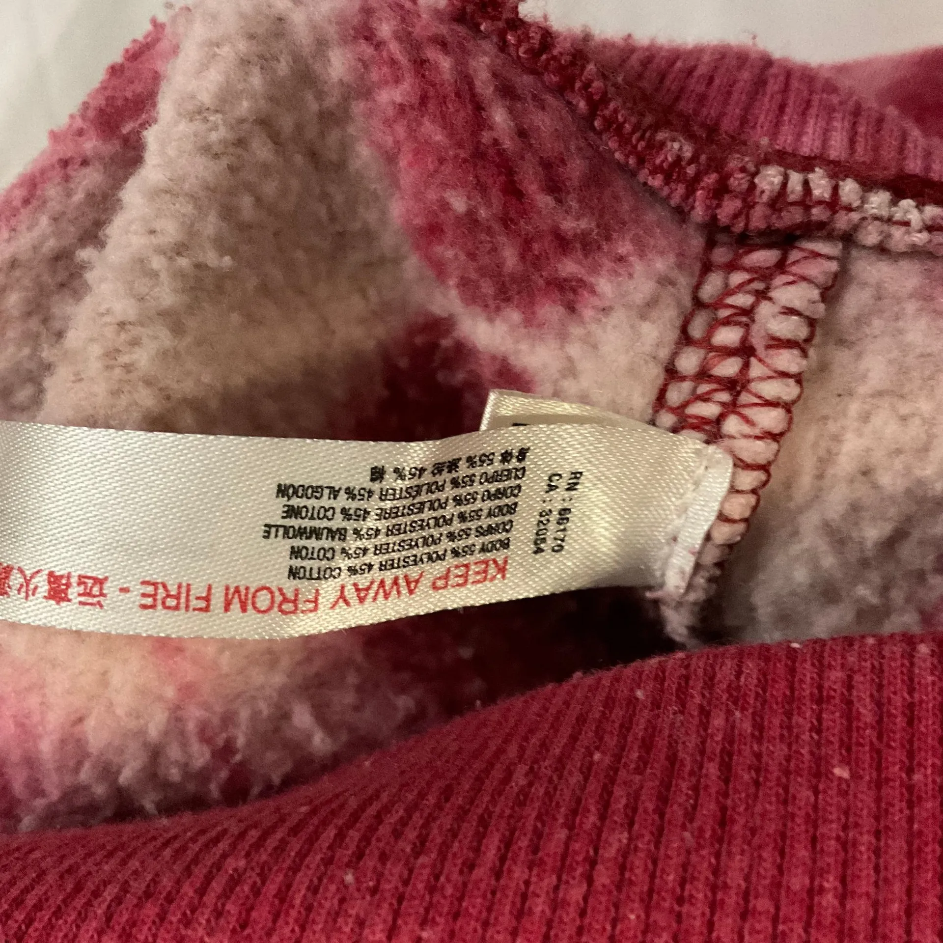 Movement Tie Dye Believer Fleece Hoodie Size S - Image 8