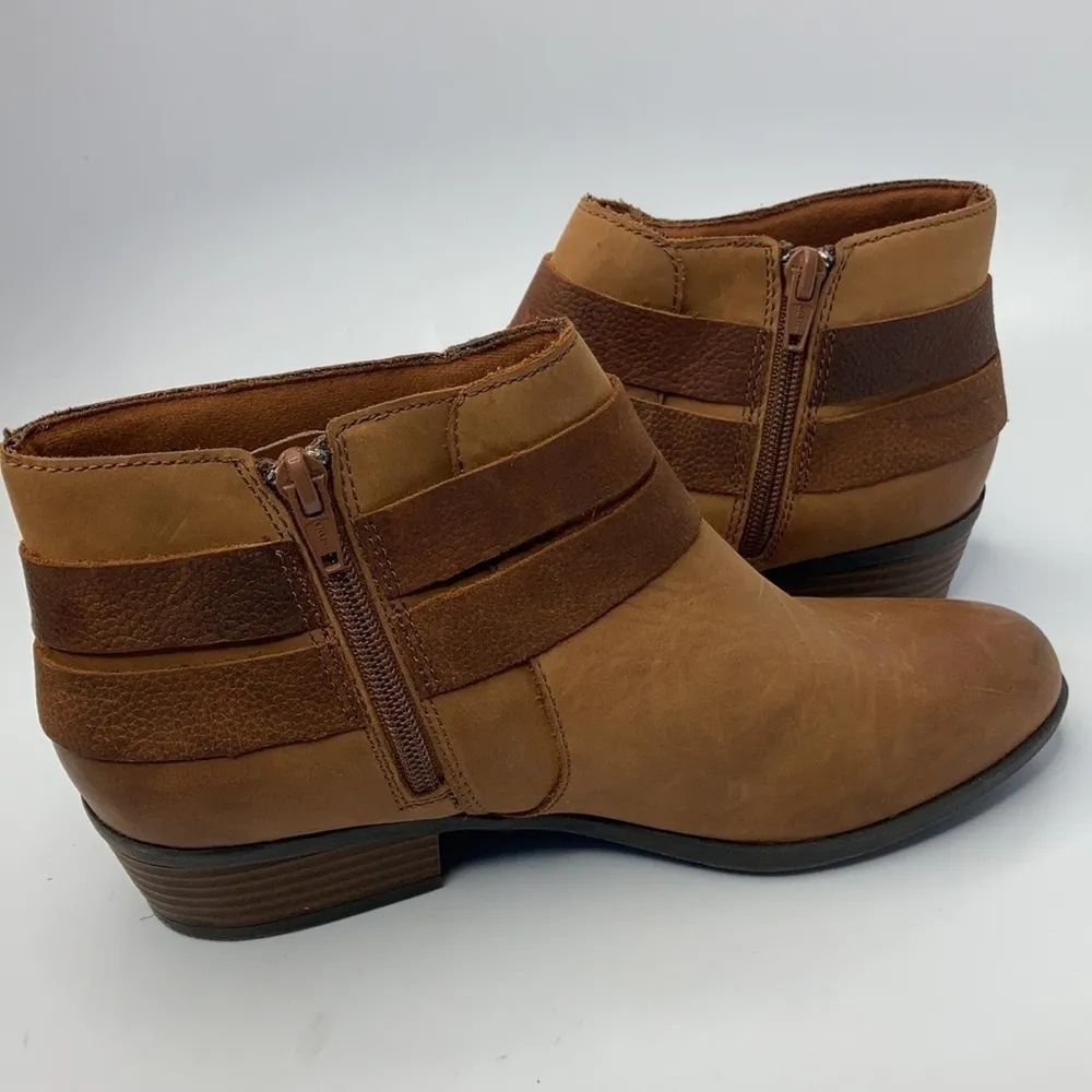 Clarks Addiy Cora ankle booties leather size‎ 7 - Image 6