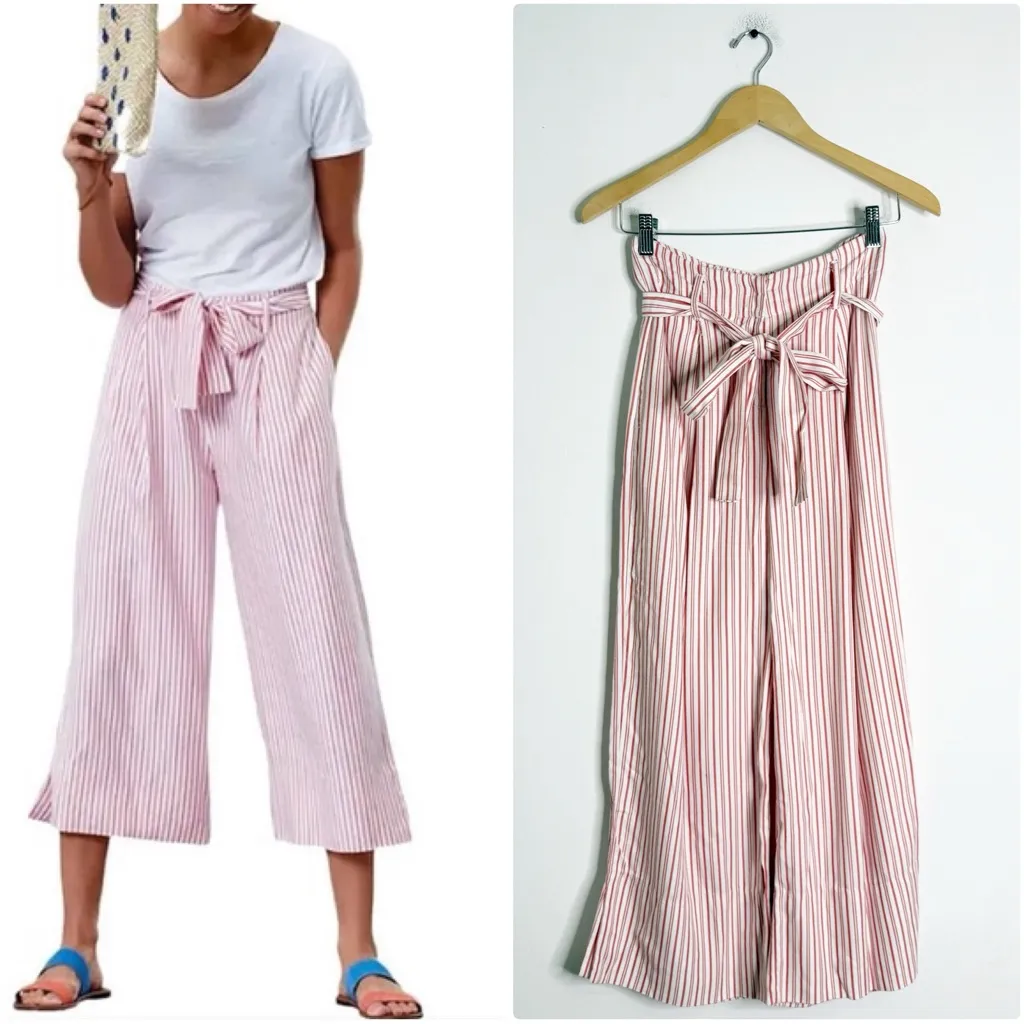 Joules Red & White Striped Wide - Image 2