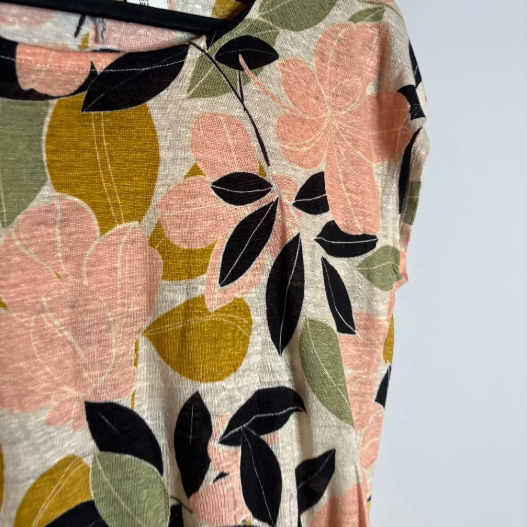 Rachel Zoe floral linen top - Image 2