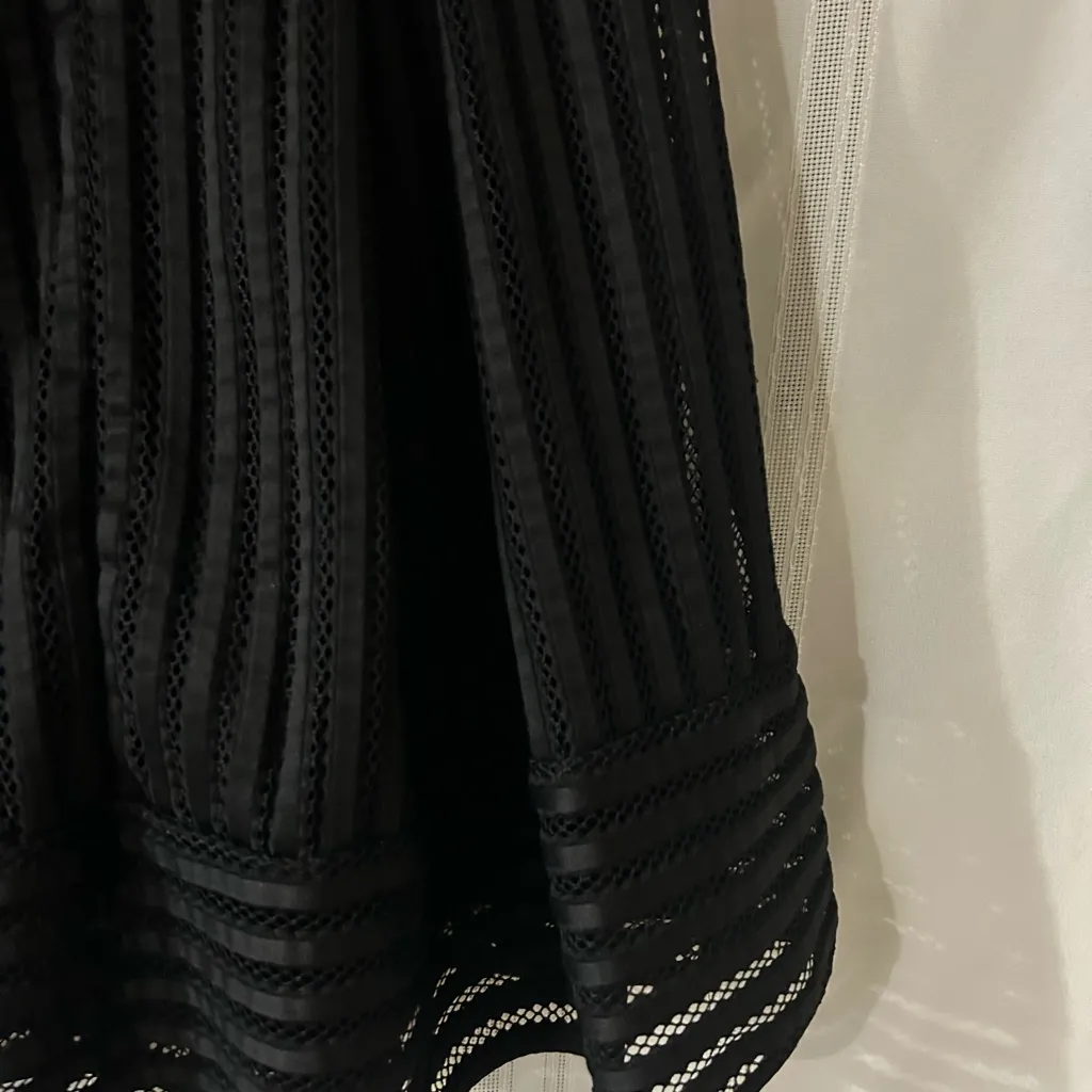 Faith and Joy Elegant Black A-Line Skirt - Image 10