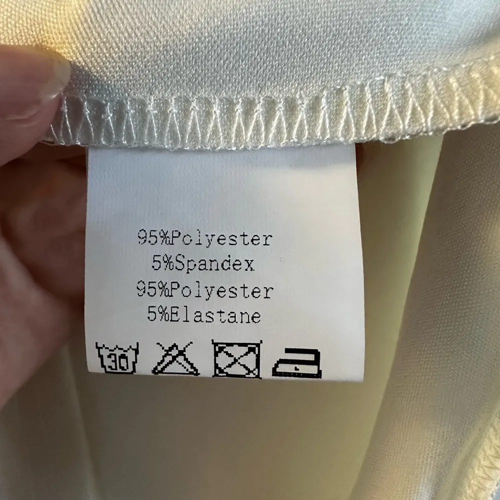 JASAMBAC Women's Bow One Shoulder Dress with Pockets A - Image 5