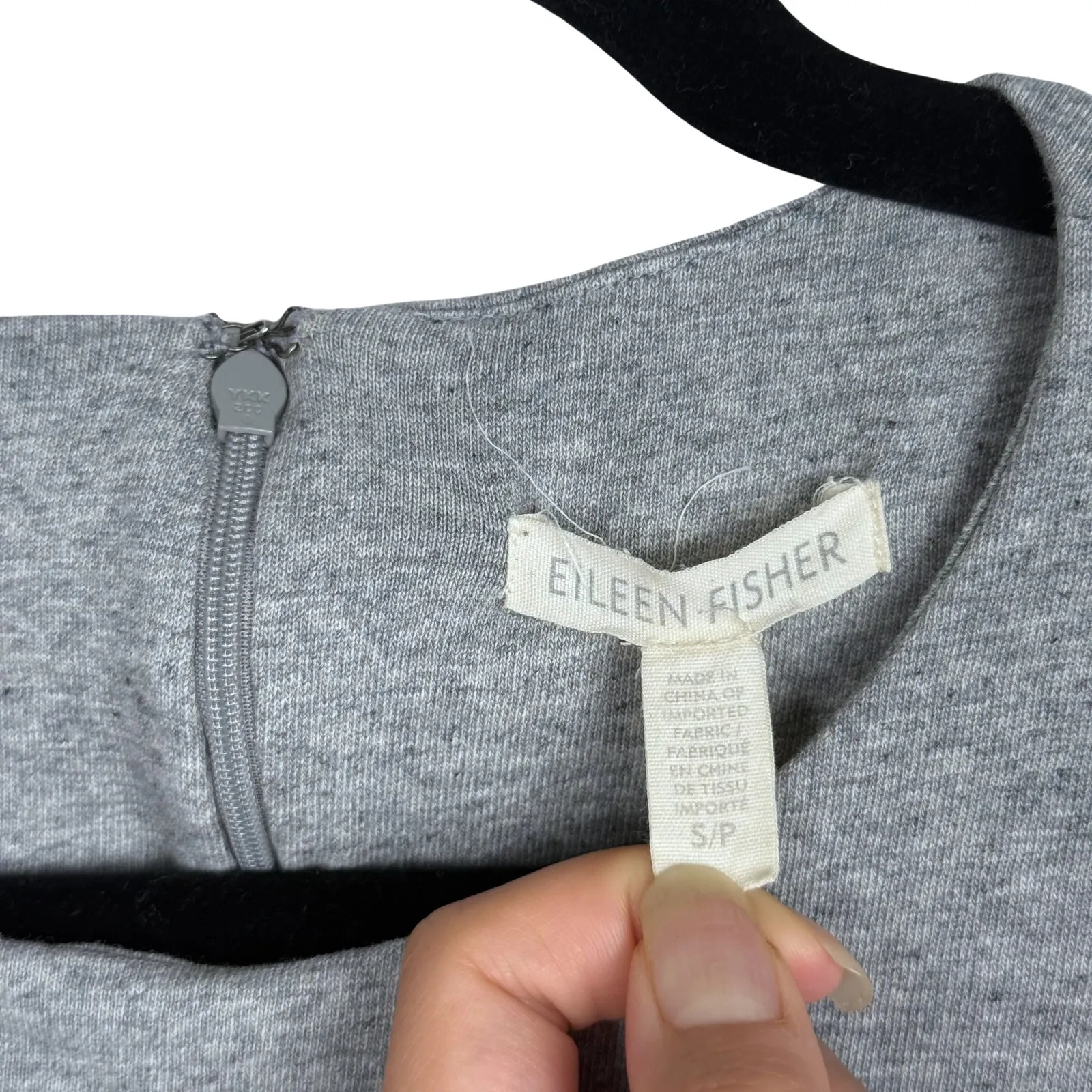 Eileen Fisher Casual Gray Sleeveless Wide-Leg Jumpsuit Summer Formal - Small - Image 5