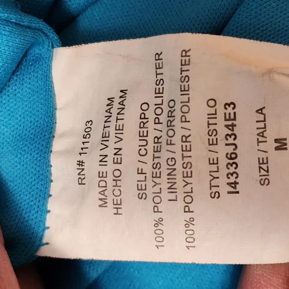 Love Rein Turquoise Metallic Knit Bodycon One Shoulder Dress Size Medium - Image 8