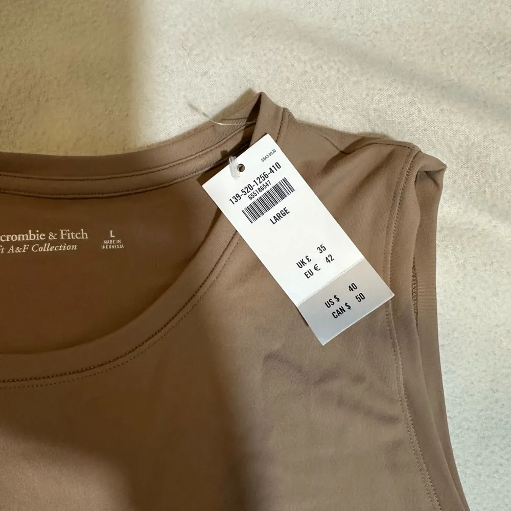 Abercrombie & Fitch Brown Sleeveless Bodysuit - Image 4