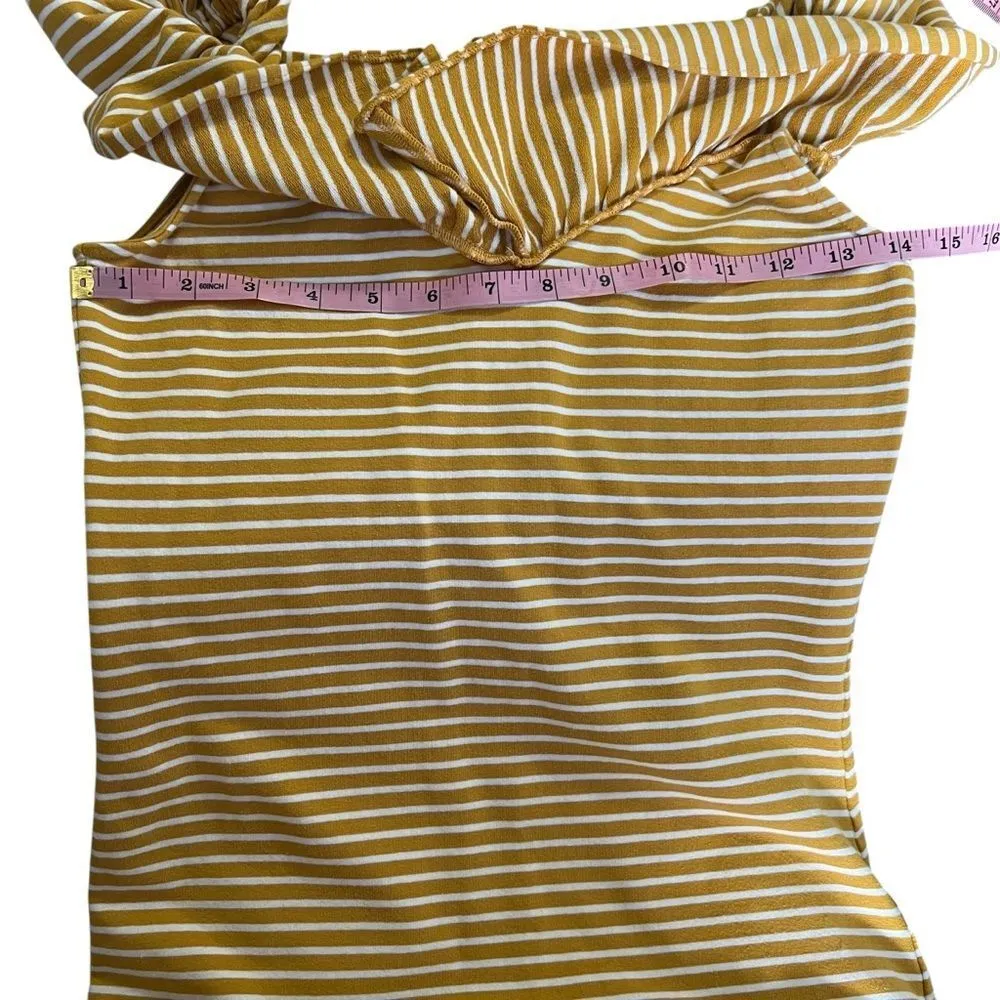 Saylor Tamanna Striped Ruffle Mini Dress XS - Image 7