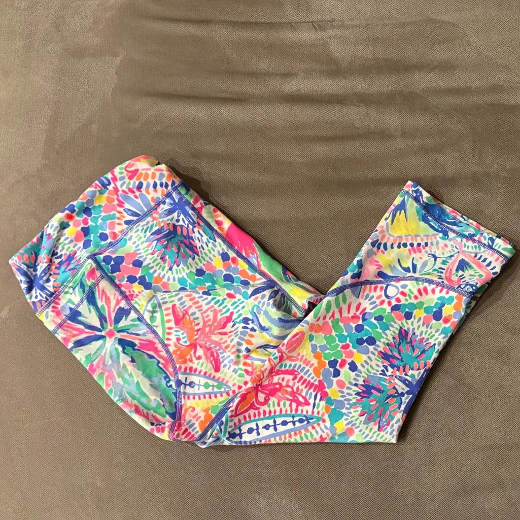 Lilly Pulitzer Rochelle weekender legging dancing on the deck size XL - Image 2