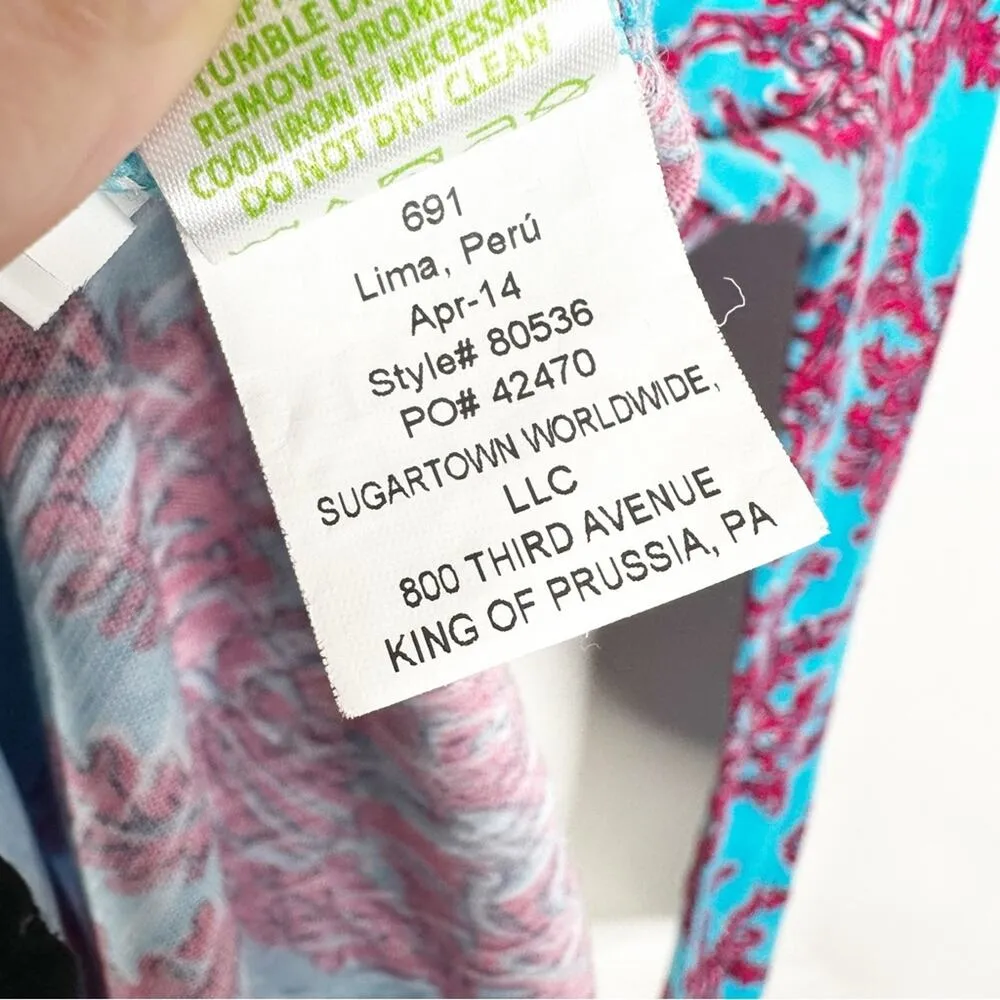 Lilly Pulitzer Westley Tunic Cerulean Blue Rhode Island Reef Size Small - Image 7