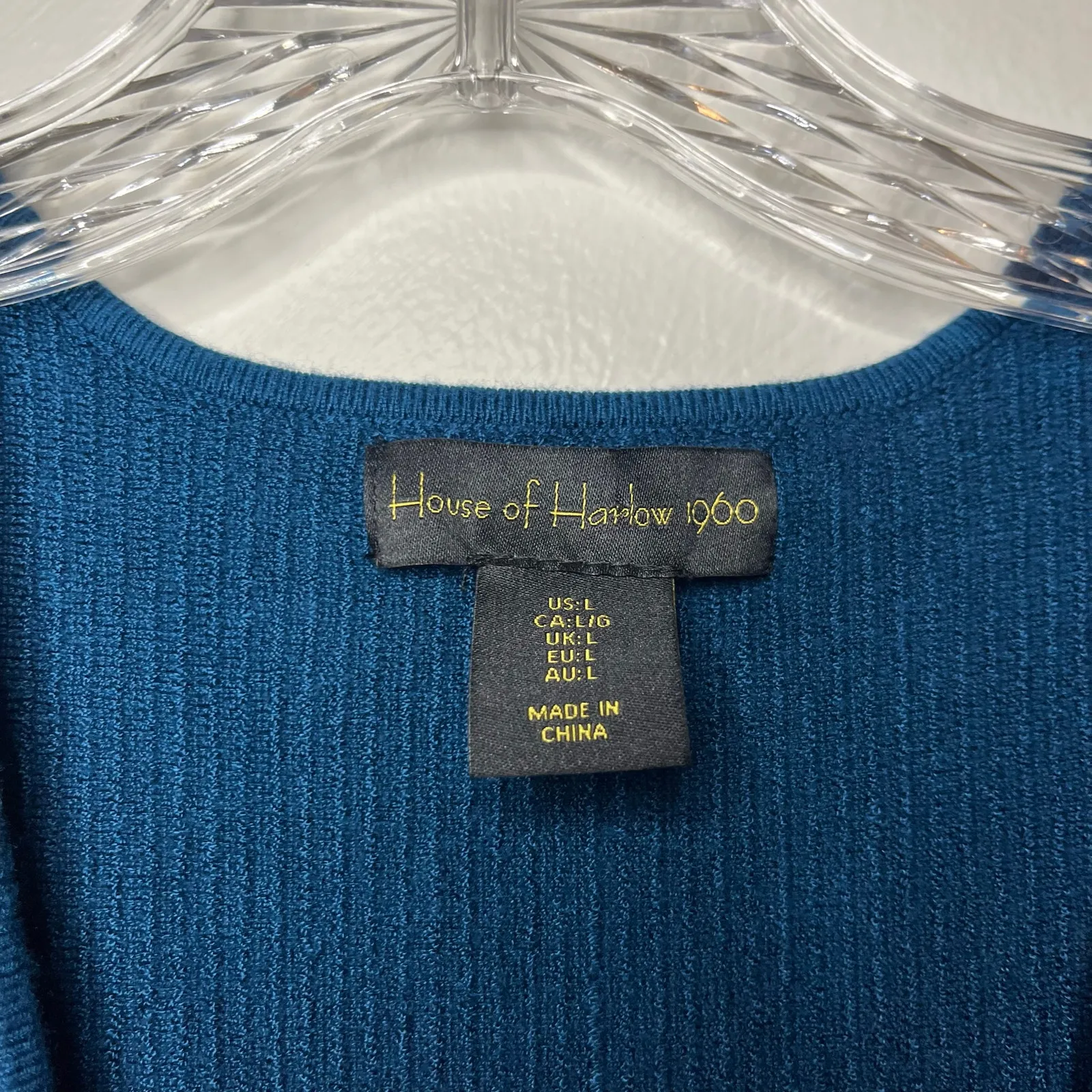 House of Harlow 1960 Ribbed Knit Sleeveless V - Image 4