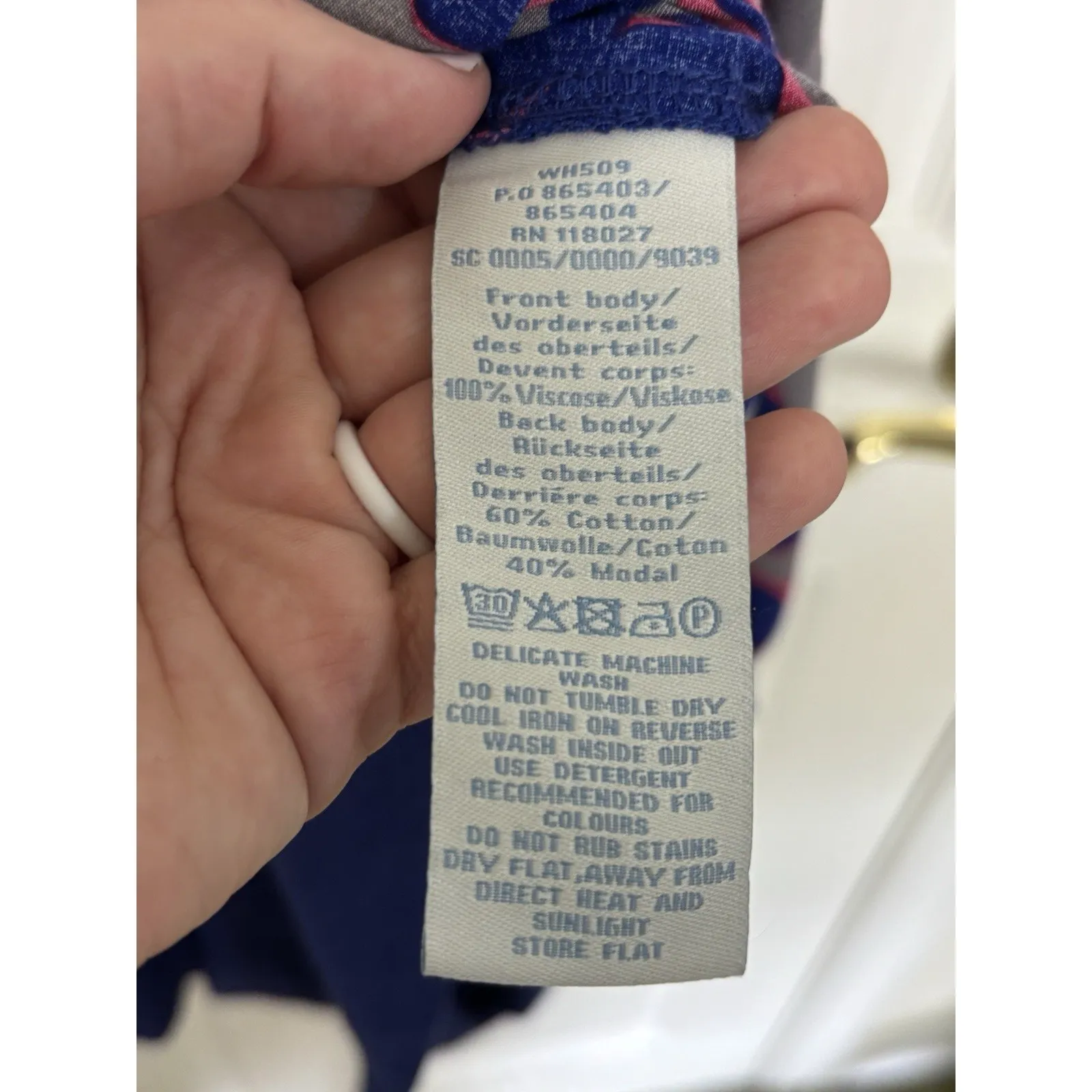 Boden Pink Blue Circle Print Sleeveless Sheath Dress Size 6 Summer Casual - Image 7