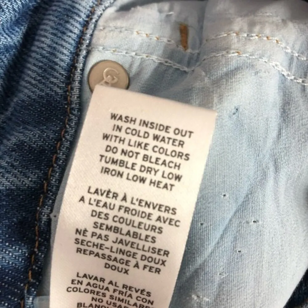 Good American Jagged Hem Jeans Straight Leg Jeans Plus Size 18 - Image 14