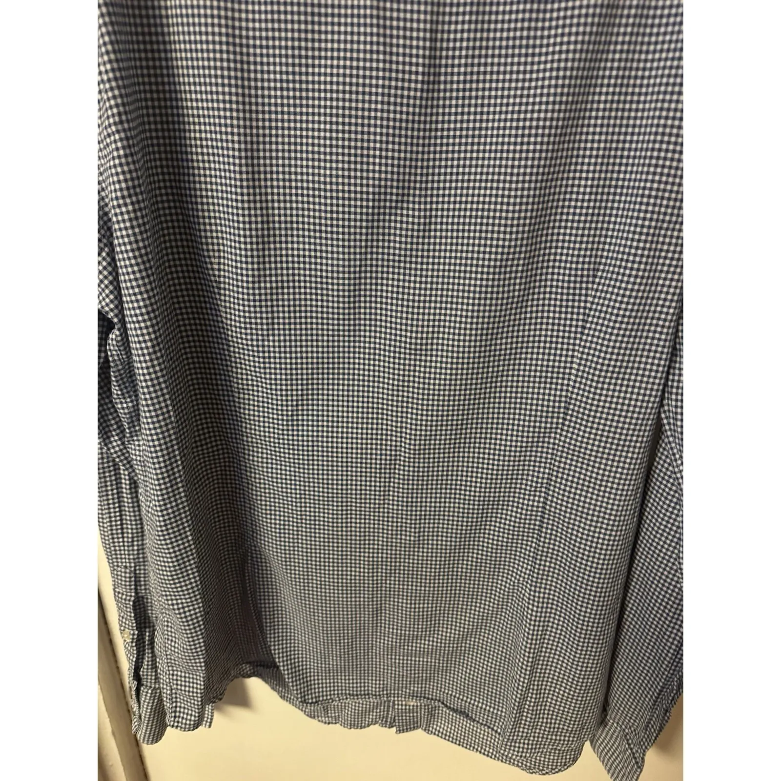 Hertige 1981 Women's XL Long Sleeve Gingham Check With Pearl Snaps Shirt - Image 16