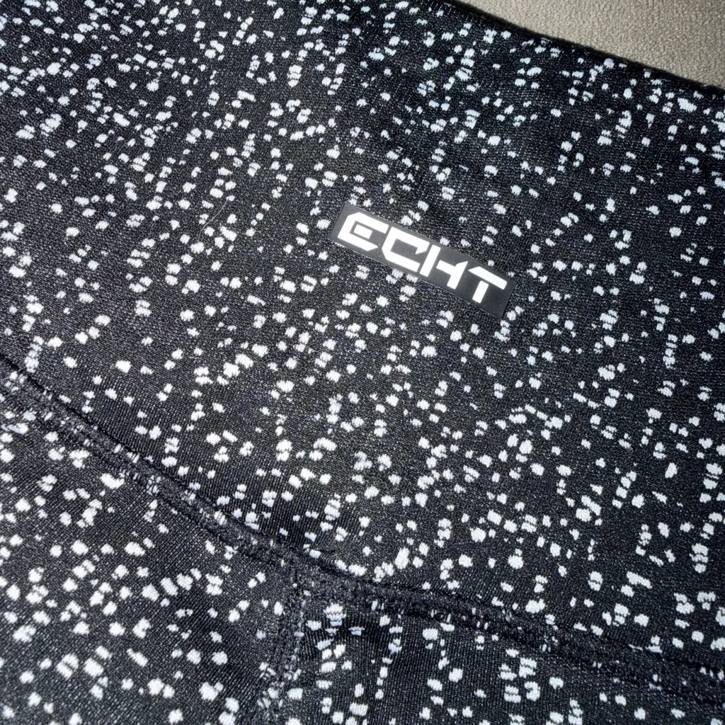 ECHT Monochrome Speckled Leggings - Image 2